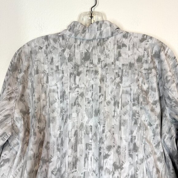 Lululemon  Gray White Away Jacket Reversible Light 8 - Picture 5 of 11